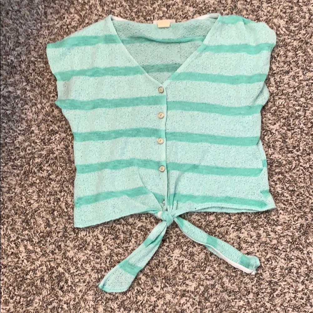 Knitted crop top